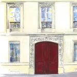 Résidence Coignet - porte d'entrée résidence