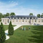 Vue de la façade sur parc