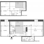 Citadelle Vauban - plan T3 duplex