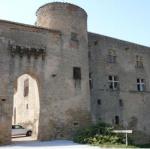 Le château de Montmaur -façade extérieure Est